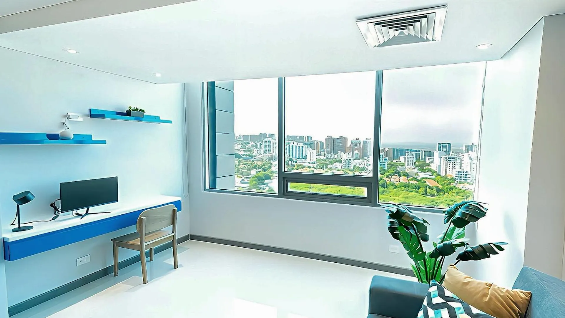 Apartment Blue Garden Urban Skyline Suite Barranquilla